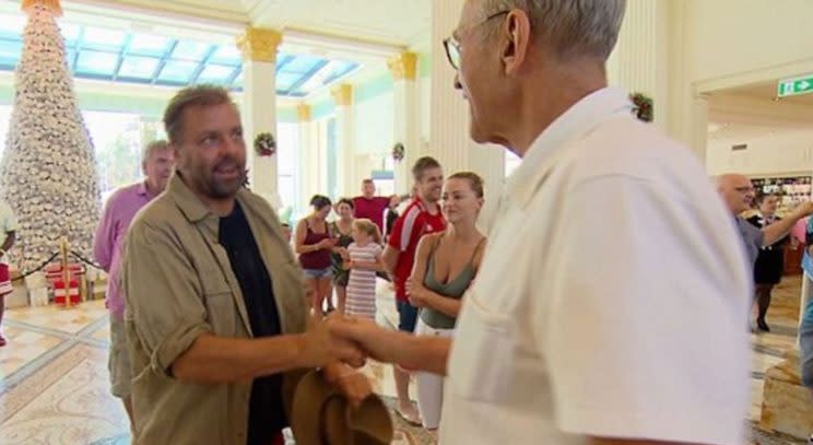 Martin Roberts and Larry Lamb/ITV