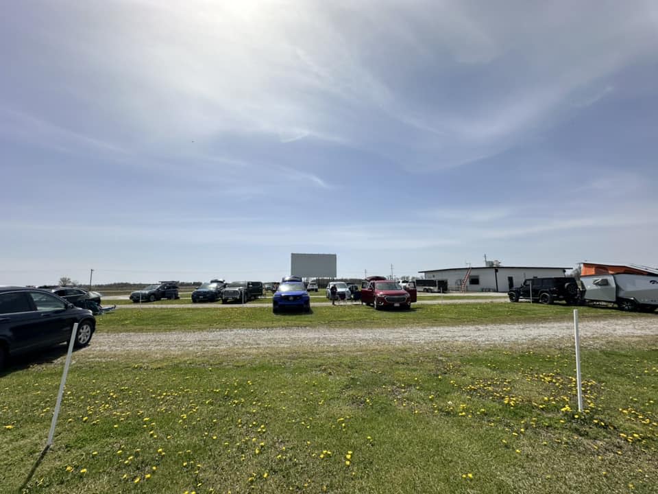 A drive-in watch party in Newton (from Ben Harroun)