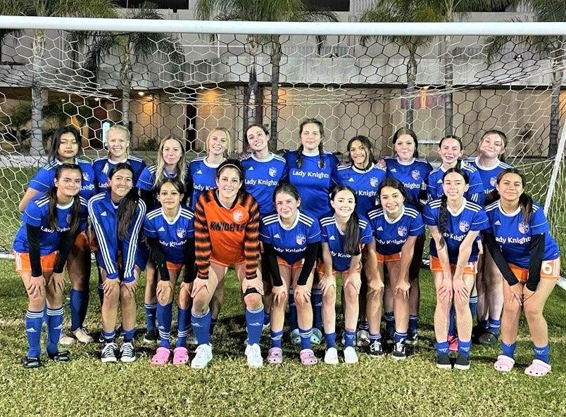 The Academy for Academic Excellence girls soccer team claimed first place at the Jerry Lyle Pettis Memorial tournament, hosted by Loma Linda Academy, earlier this week.