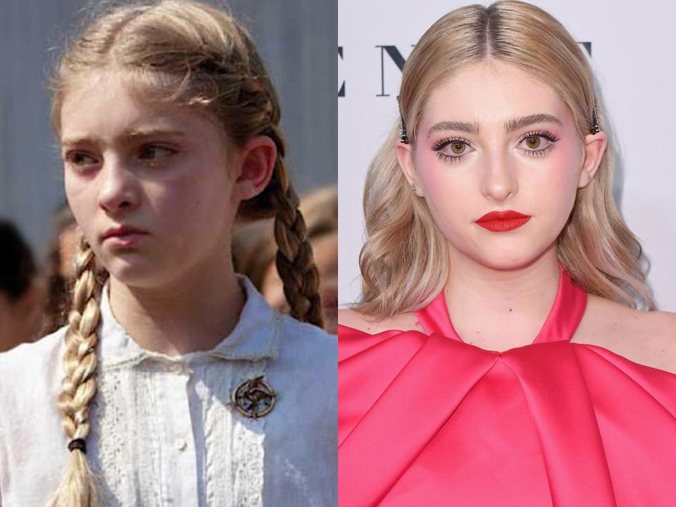 Willow Shields from "The Hunger Games"