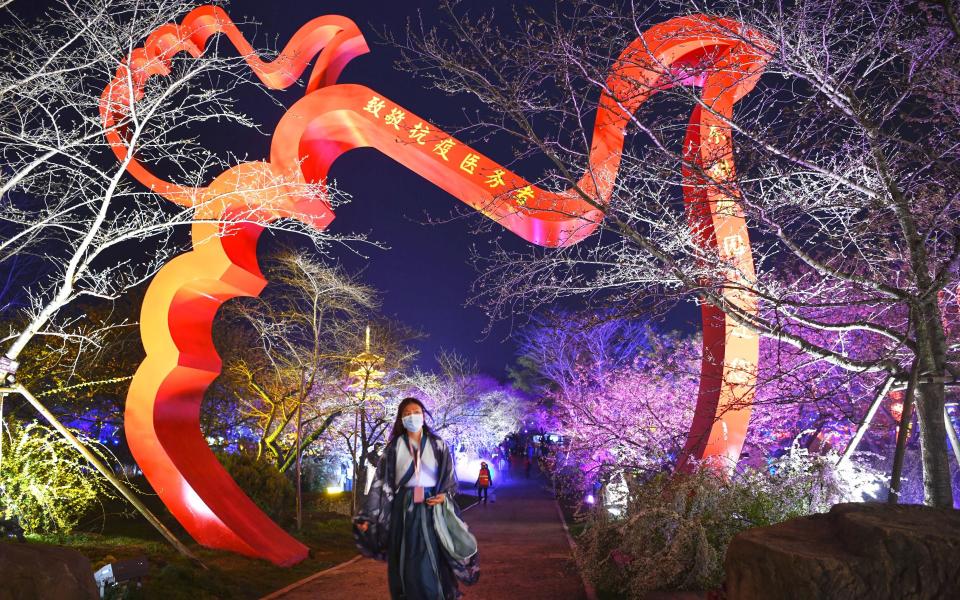 wuhan cherry blossom festival - Getty