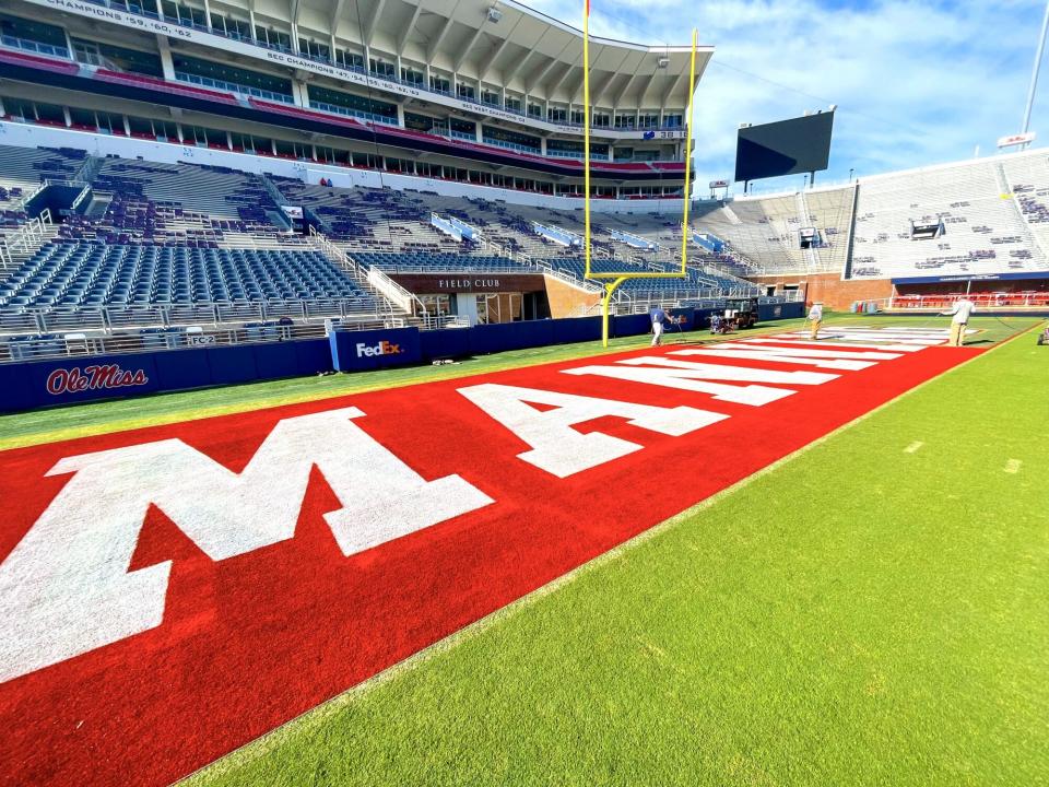 Ole Miss Manning End zone