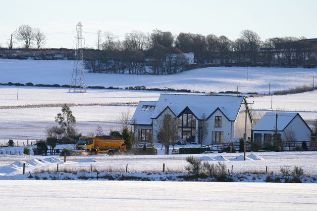 Snow on the ground