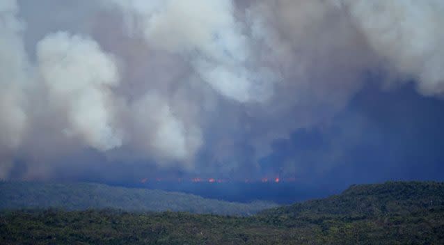 The blaze is being treated as suspicious. Photo: AAP