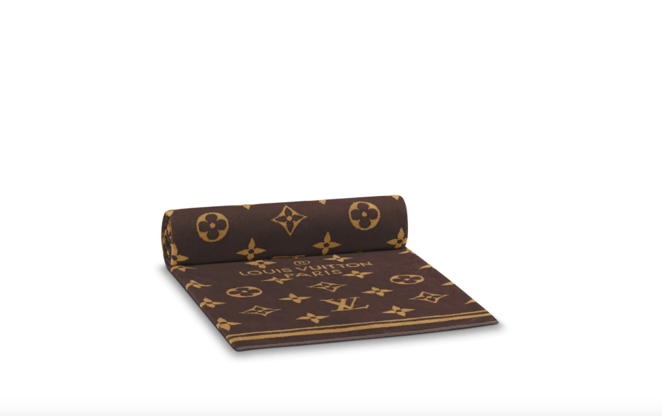 9) Monogram Classic Beach Towel