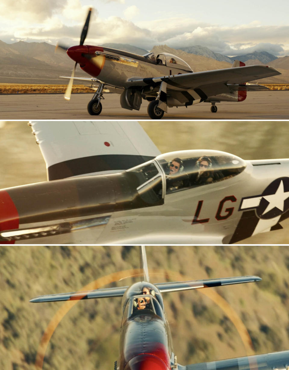 two people taking off in a fighter jet