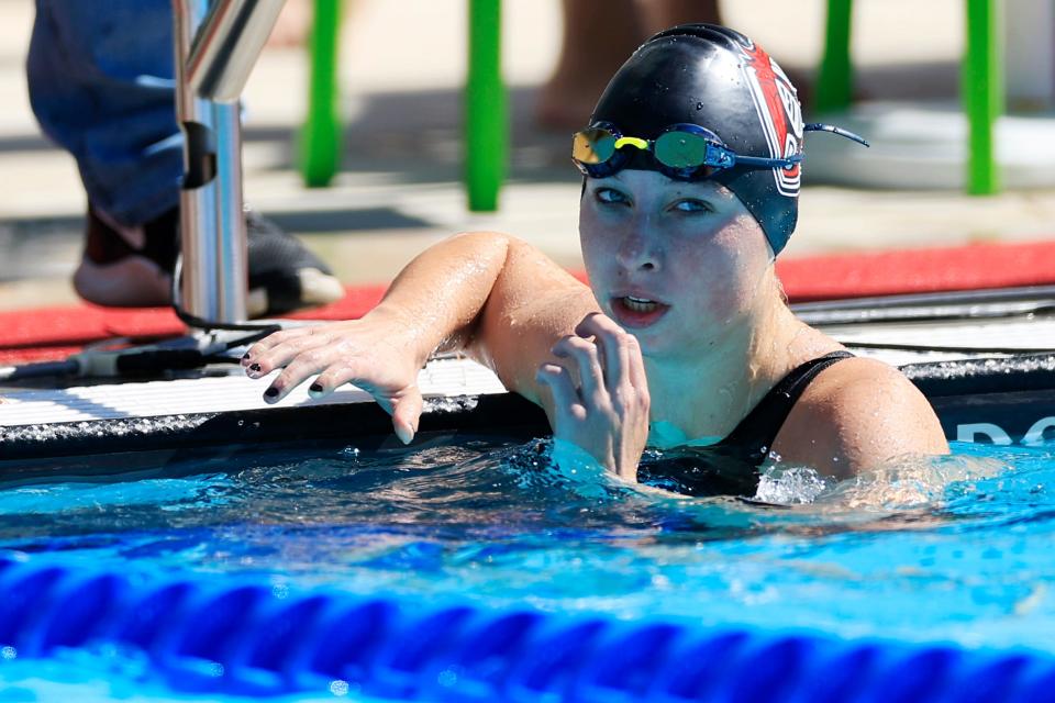 Creekside's Mallory LaPointe races in the girls 200-yard freestyle.