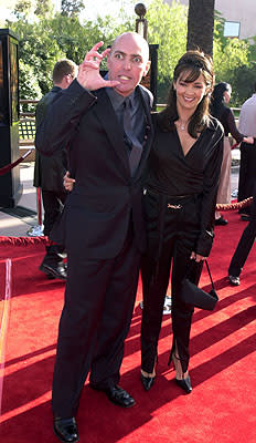 Arnold Vosloo and wife at the Universal city premiere of Universal's The Mummy Returns