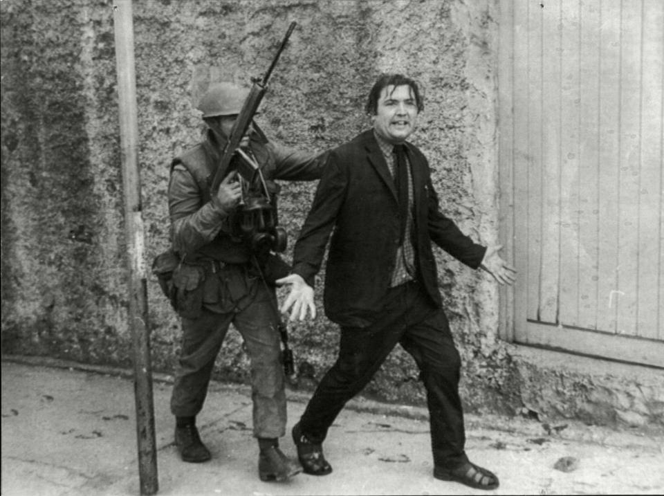 John Hume in about 1971, Londonderry - Mike Hollist/ANL/Shutterstock