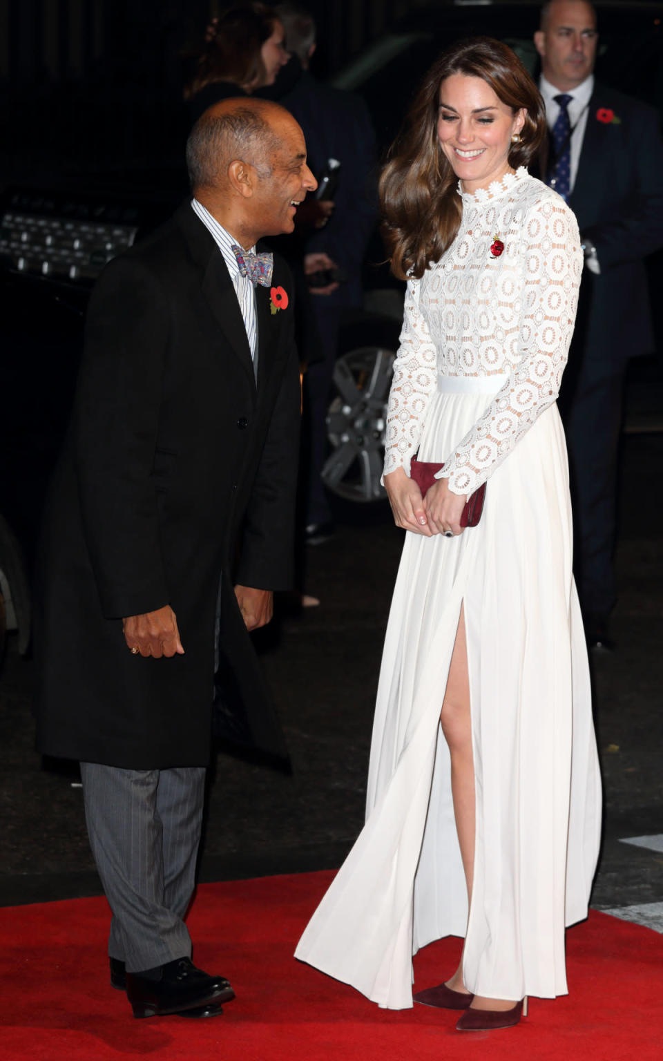 Durante el evento en Curzon Cinema, en Londres, la Duquesa lució regia