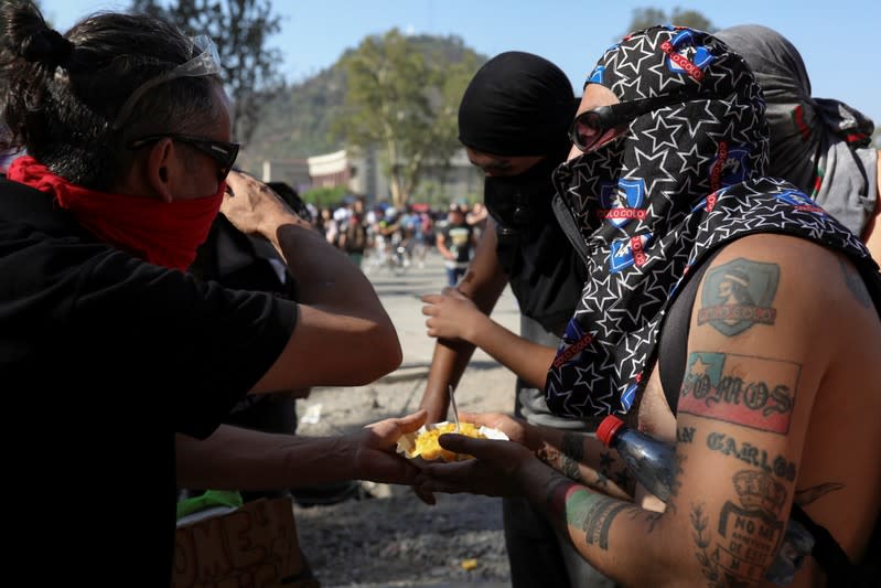 Protest against Chile's government in Santiago