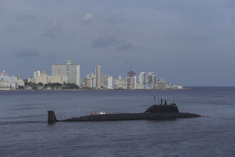 Submarino de propulsión nuclear ruso Kazán. 