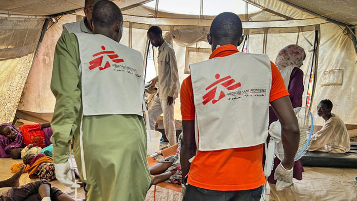 MSF teams assist war wounded from West Darfur in Adré9, Chad - June 2023