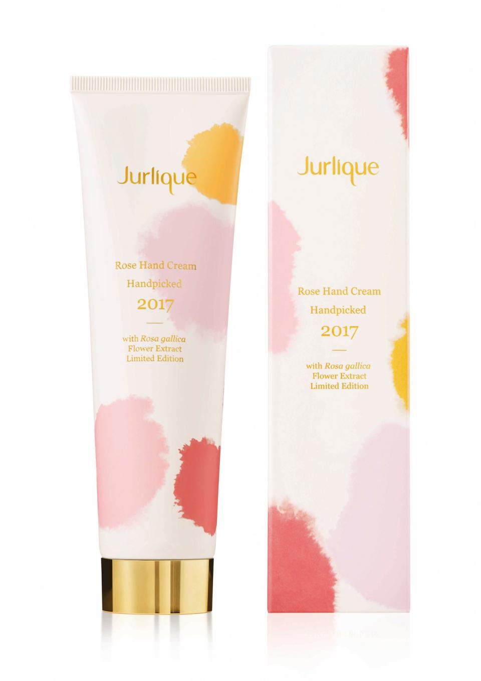 <p>All-natural brand Jurlique has launched a limited edition hand cream that’ll leave your hands deeply hydrated. Containing a soft rose scent (that isn’t too strong), it’s the ideal handbag essential.<br><i>£22, available from <a rel="nofollow noopener" href="http://www.jurlique.co.uk/rose-hand-cr-2017-ltd-ed" target="_blank" data-ylk="slk:Jurlique;elm:context_link;itc:0;sec:content-canvas" class="link ">Jurlique</a> in June.</i> </p>