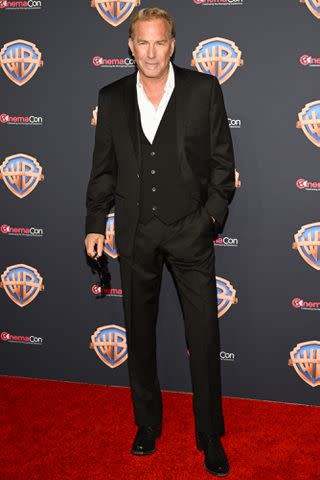 <p>Brenton Ho/Variety via Getty</p> Kevin Costner at CinemaCon on April 9