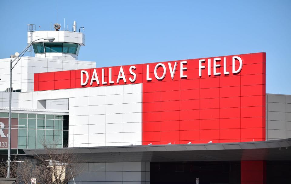 The Dallas Love Field airport.