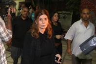 Actress Mervat Amin attend Ramzi’s funeral.