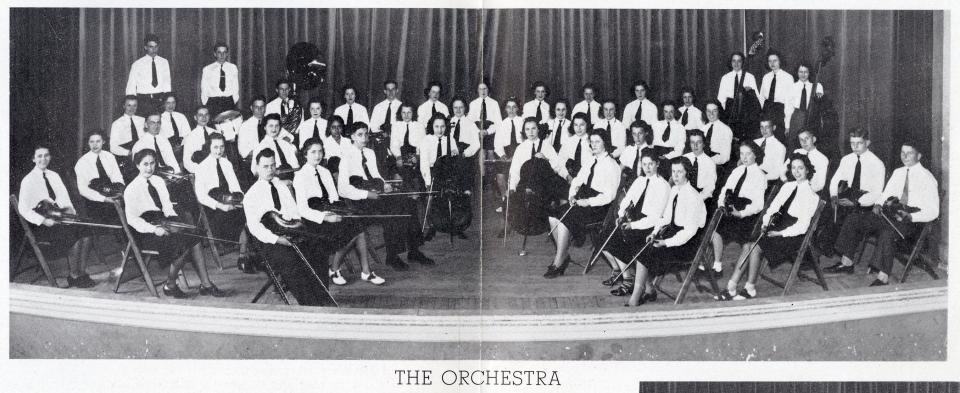 The Riley High School Orchestra, 1938-39