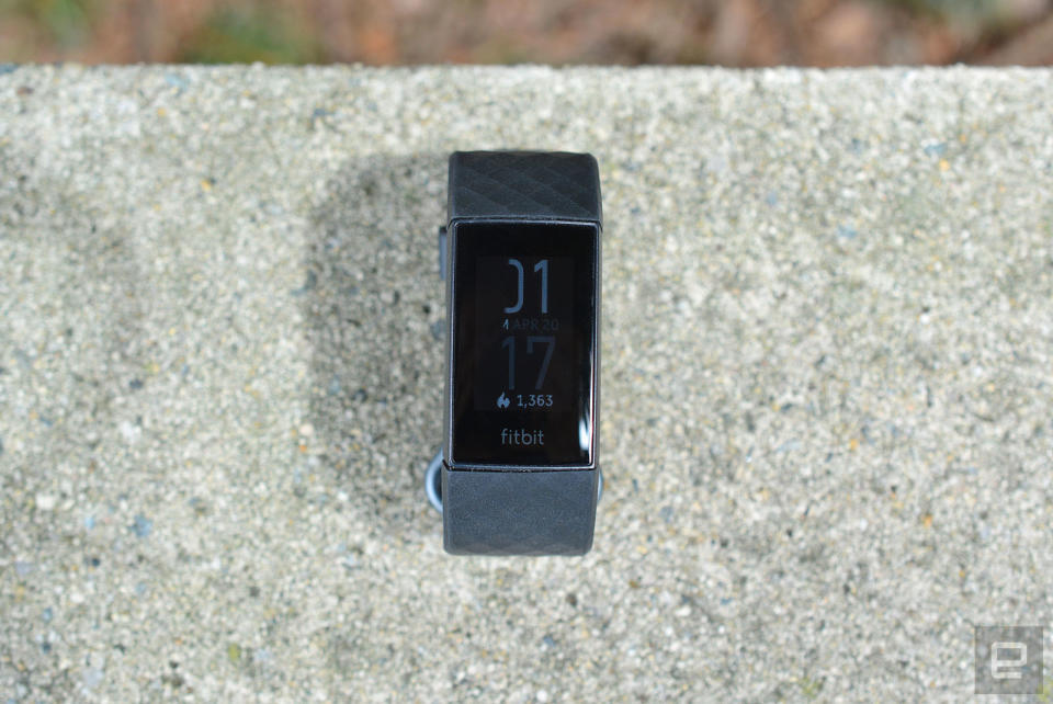 Fitbit Charge 4 fitness tracker.