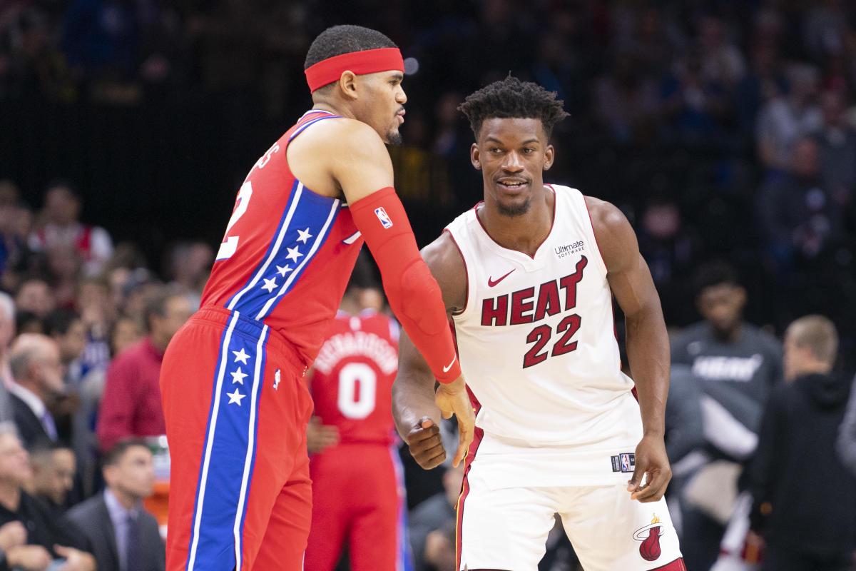 Jimmy Butler Says 'Tobias Harris over Me?' on Video after Heat Beat 76ers