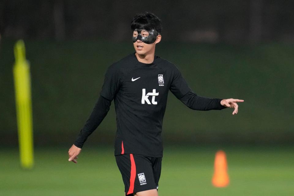 Son Heung-min is set to feature for South Korea (Lee Jin-man/AP) (AP)