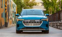 <p>Larger than Audi's Q5 SUV but smaller than the Q8, the mid-size e-tron costs $75,795 to start.</p>