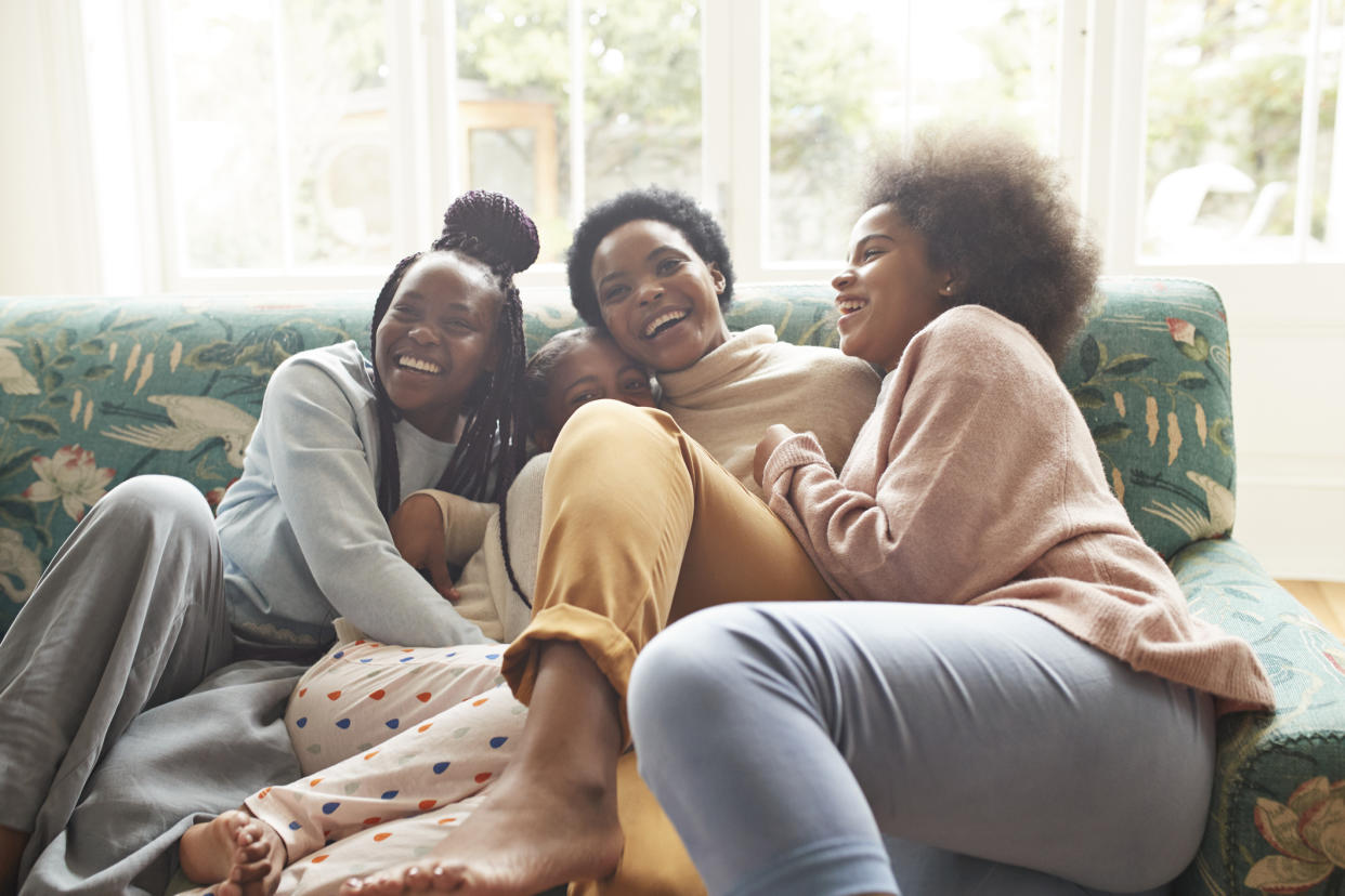 Stock image of women of different ages marking International Women's Day. (Getty Images)