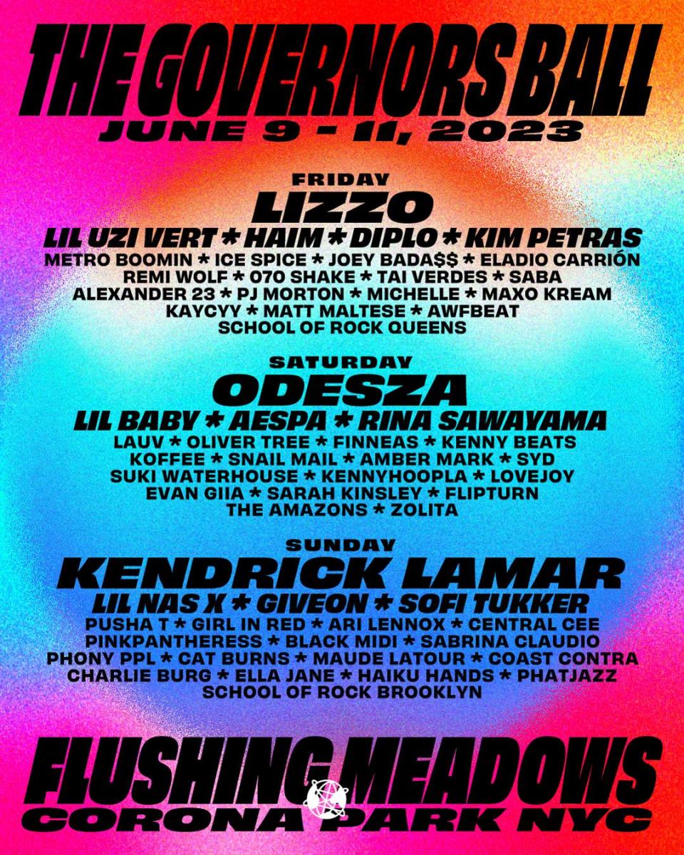 governors ball lineup