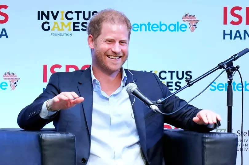 The Duke of Sussex was laughing and joking with the crowds and seemed to be in a "good place" according to a body language expert