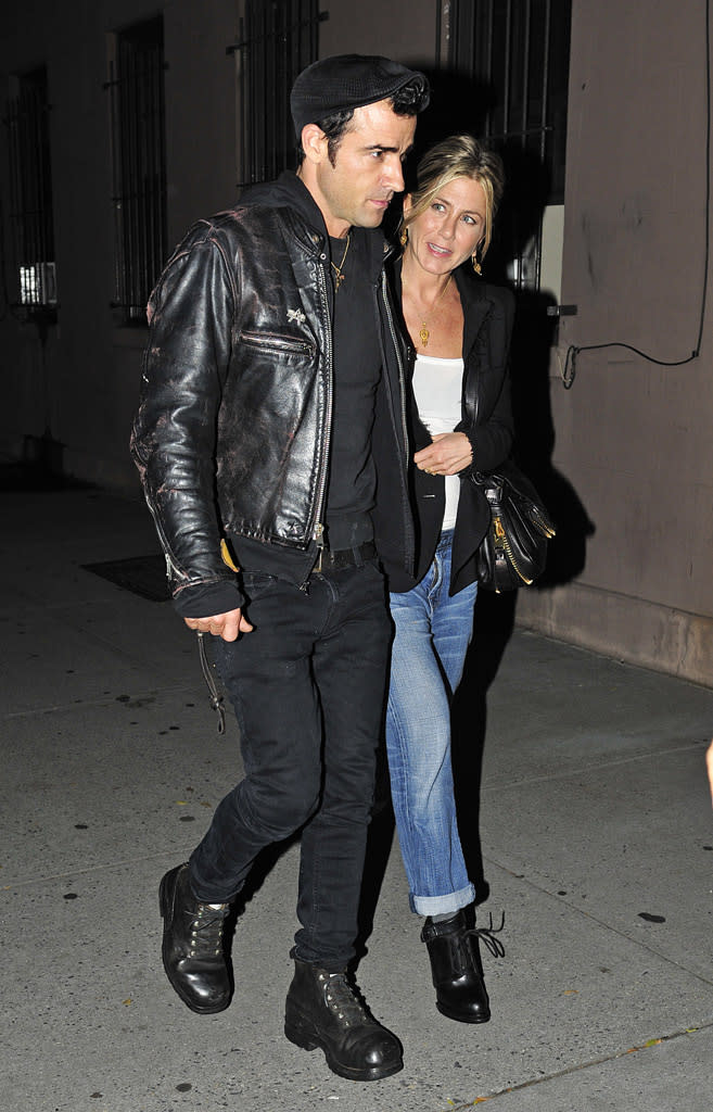 Justin Theroux and Jennifer Aniston