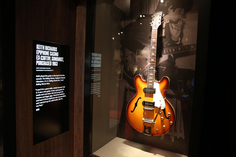 Keith Richards’ Epiphone Casino ES-230TDV, Sunbrust, purchased 1963