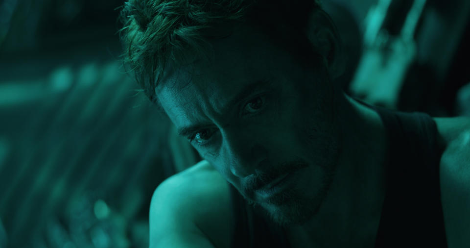 Still from 'Avengers: Endgame' featuring Tony Stark/Iron Man (Robert Downey Jr.). | Film Frame—Marvel Studios 2019