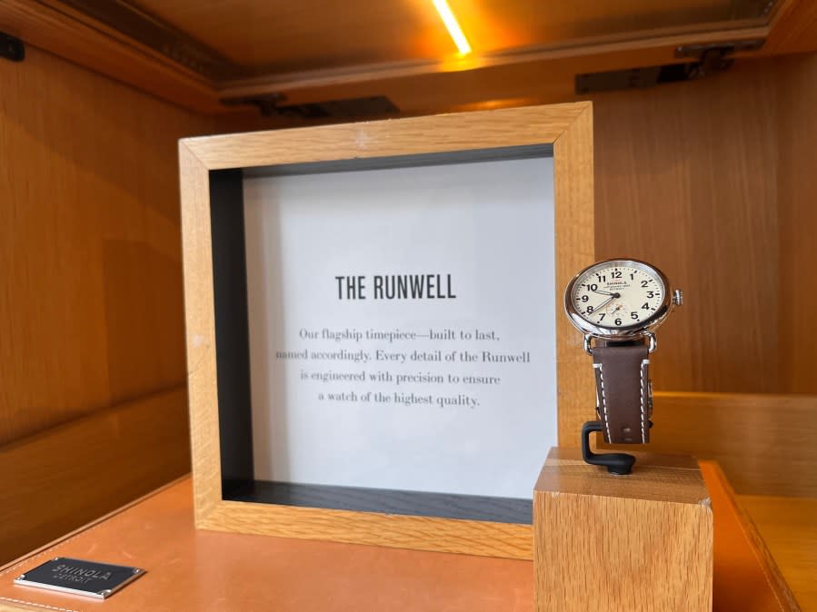 Shinola celebrated the grand opening of its new Grand Rapids retail location with a ribbon-cutting ceremony. (Jan. 19, 2024)