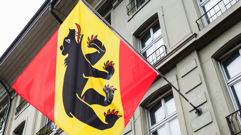 Bern coat of arms flag