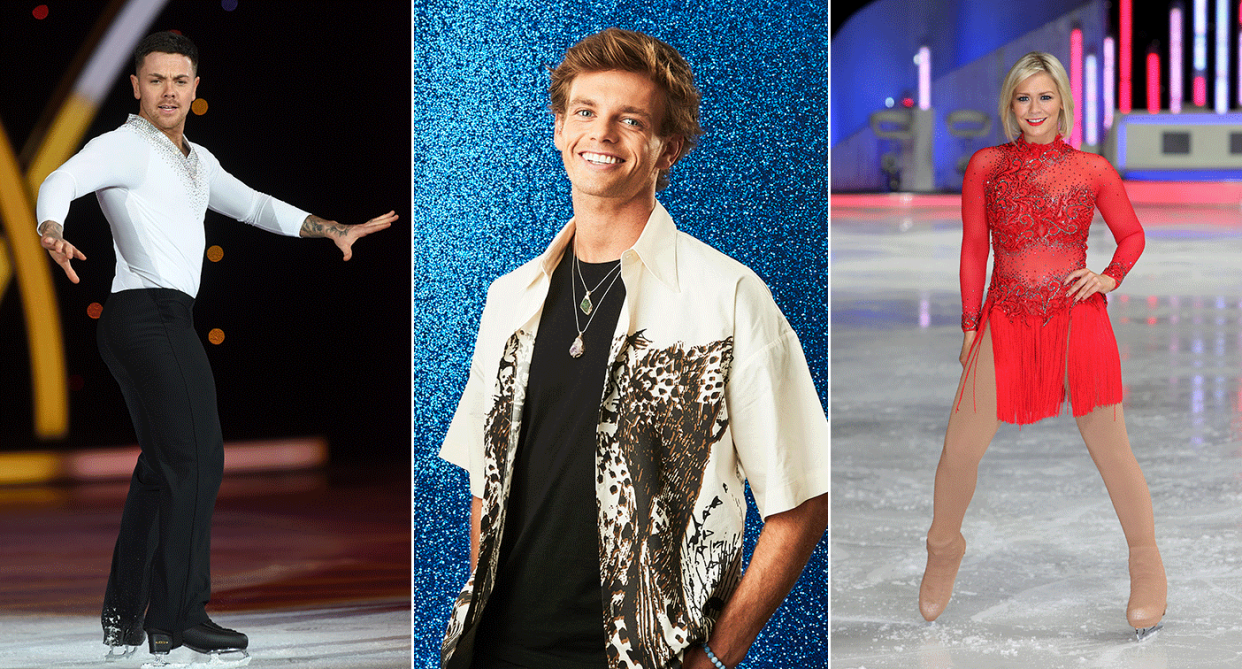 Ray Quinn, Regan Gascoigne and Suzanne Shaw have all won Dancing On Ice. (Getty/ITV/PA)