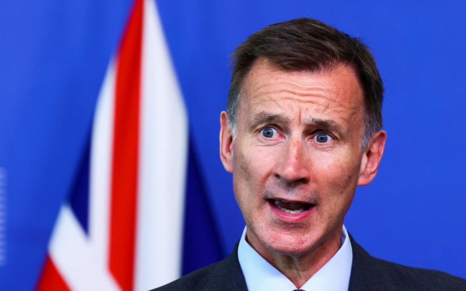 Jeremy Hunt Chancellor of the Exchequer Conservatives inflation under control savers