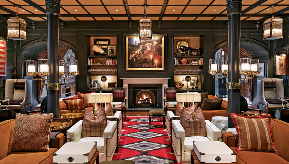 Aspen’s historic Hotel Jerome combines Western decor with luxury food and accommodations.