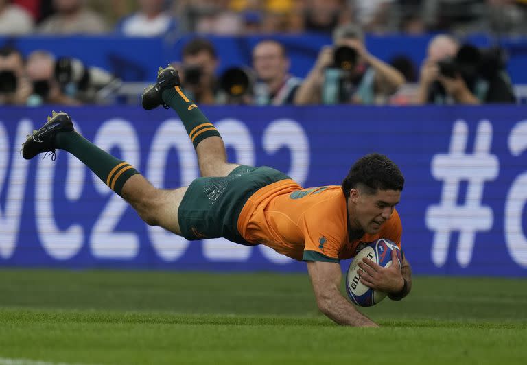 Ben Donaldson convirtió uno de los tries en el triunfo de los Wallabies ante Georgia, por la fecha 1 del Mundial