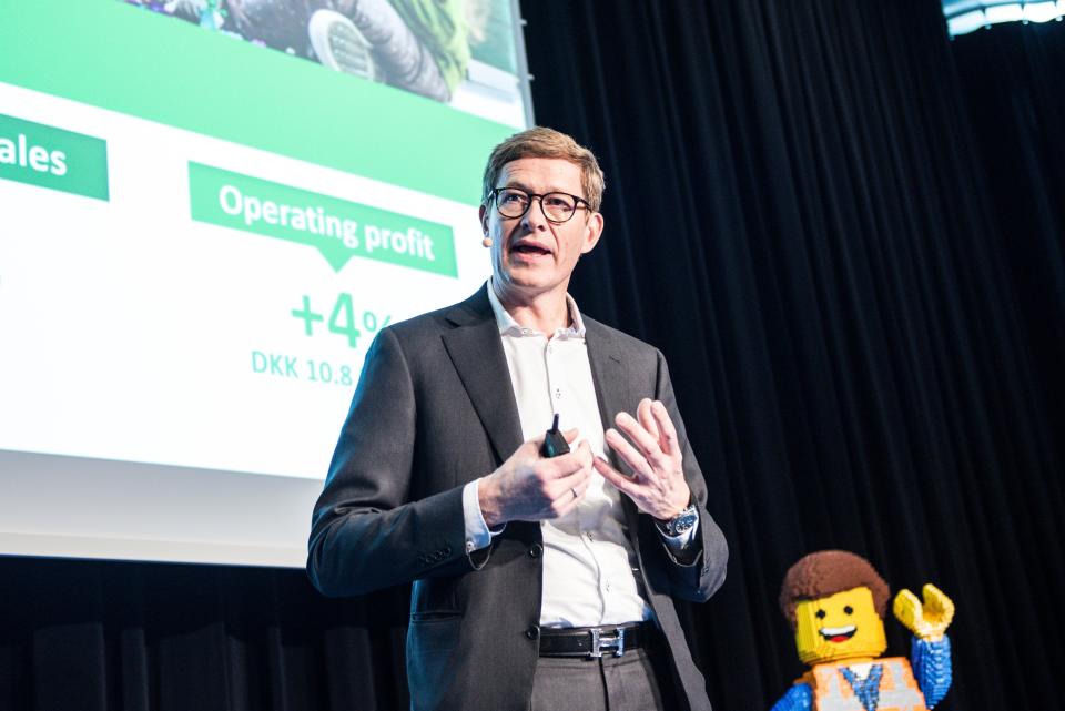 Niels B. Christiansen joined the LEGO group in 2017. Photo: Getty Images