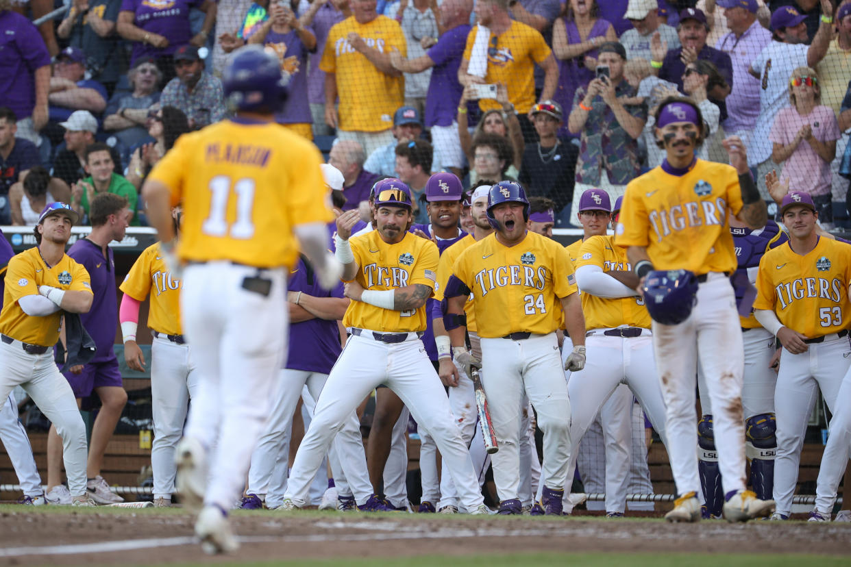 Just one day after they were on the wrong end of a historic blowout, the LSU Tigers closed out the Men's College World Series and won their seventh national championship.