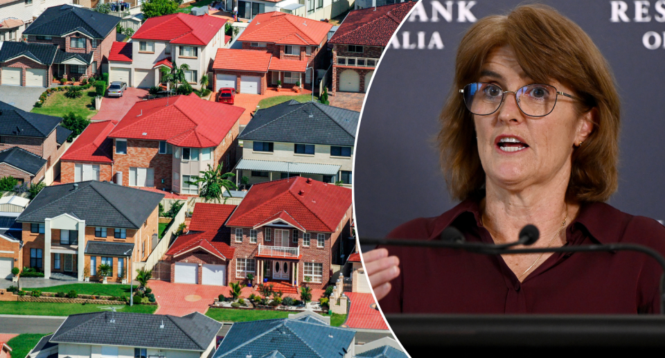 RBA governor Michele Bullock and houses