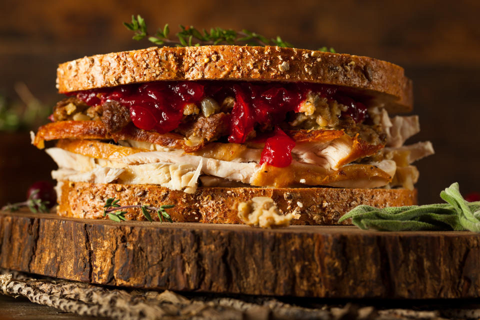 If you have too much food left, bag some up for guests to take home. Otherwise, put&nbsp;it all in tupperware to eat for lunch over the next couple days. And if you honestly can&rsquo;t take the sight of another cold turkey sandwich or pea soup, just<a href="http://www.huffingtonpost.com/entry/easy-ways-to-fight-food-waste-at-home-save-money_us_57ae0c1de4b069e7e5051bbd"> freeze what&rsquo;s left</a> for future use.