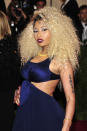 Nicki Minaj attends The Metropolitan Museum of Art's Costume Institute benefit celebrating "PUNK: Chaos to Couture" on Monday May 6, 2013 in New York. (Photo by Charles Sykes/Invision/AP)