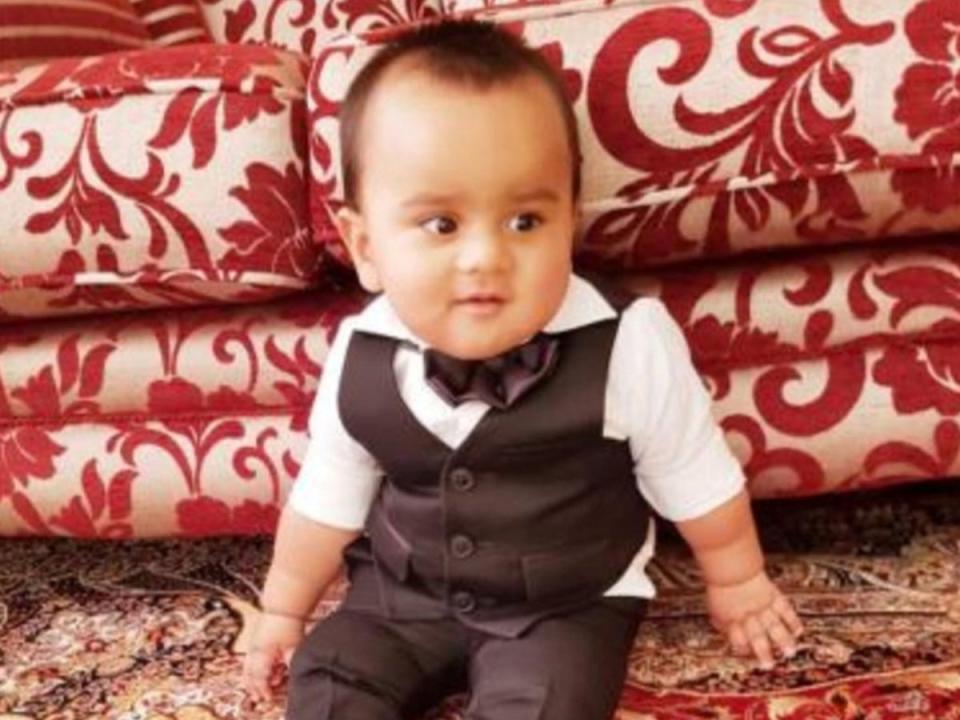 Ayaan as a toddler (Haroon Rashid/SWNS)