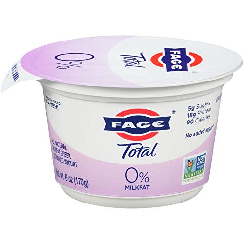 12) 0% Plain Greek Yogurt