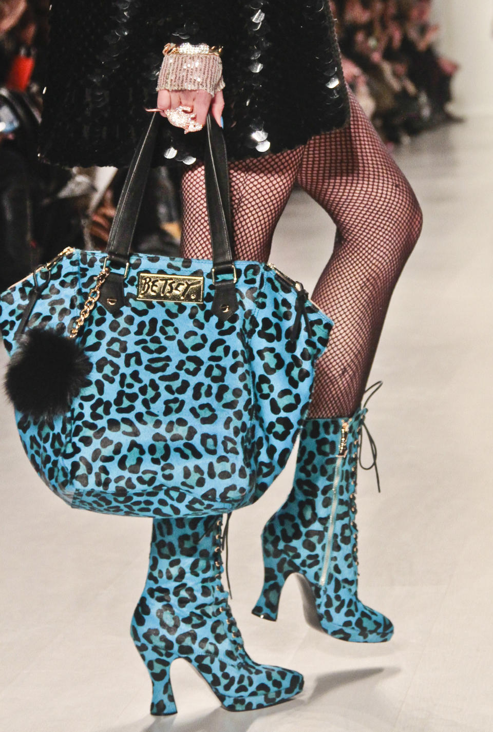 Fashion from the Betsey Johnson Fall 2014 collection is modeled during New York Fashion Week on Wednesday, Feb. 12, 2014. (AP Photo/Bebeto Matthews)