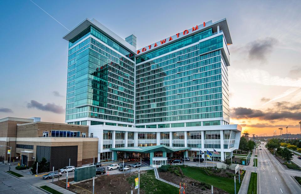 The Potawatomi Casino Hotel on Friday September 29, 2023 in Milwaukee, Wis. The Potawatomi Hotel & Casino has committed 517 hotel rooms to the sprawling effort to house delegates and others who will be flocking to the city and state for the Republican National Convention next summer.