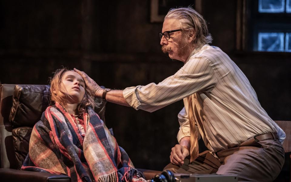 Ella Schrey-Yeats and David Threlfall in The Enfield Haunting