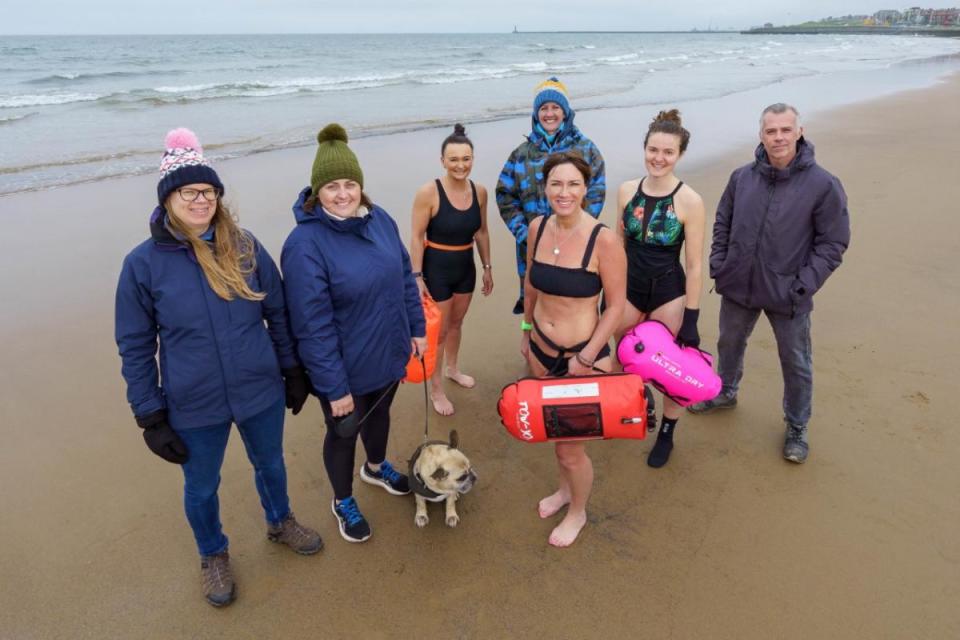 Dr Katrin Jaedicke, Senior Lecturer in Applied Biosciences (left) with Bridie Hodgson, Biomedical Science student from the University of Sunderland along with filmmaker, photographer and director Dan Prince (right) pictured with Hayley Dorian (Founder), &lt;i&gt;(Image: UNIVERSITY OF SUNDERLAND)&lt;/i&gt;