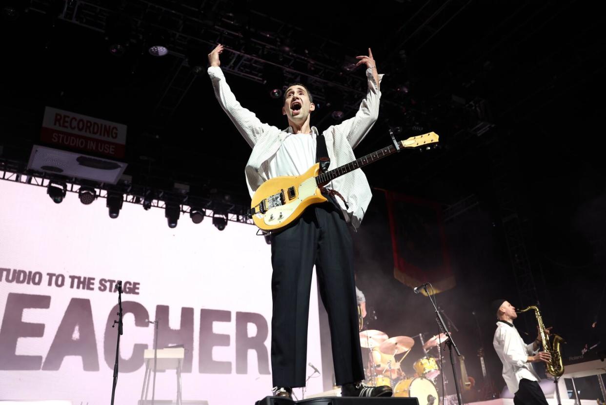 Bleachers perform at Coachella.